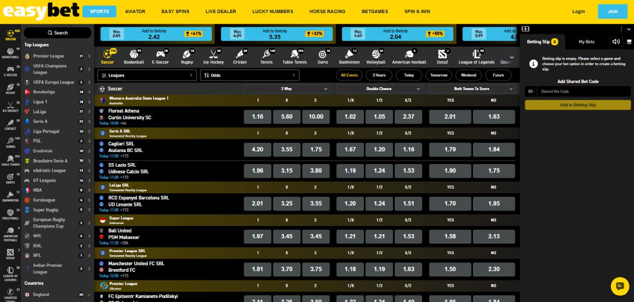 Easybet sports betting Zambia